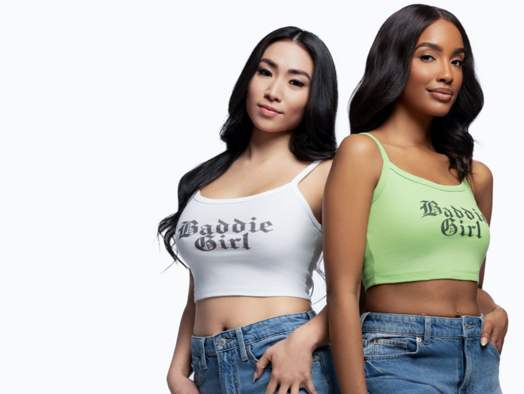 Baddie Girl Baby Rib Spaghetti Crop Tank
