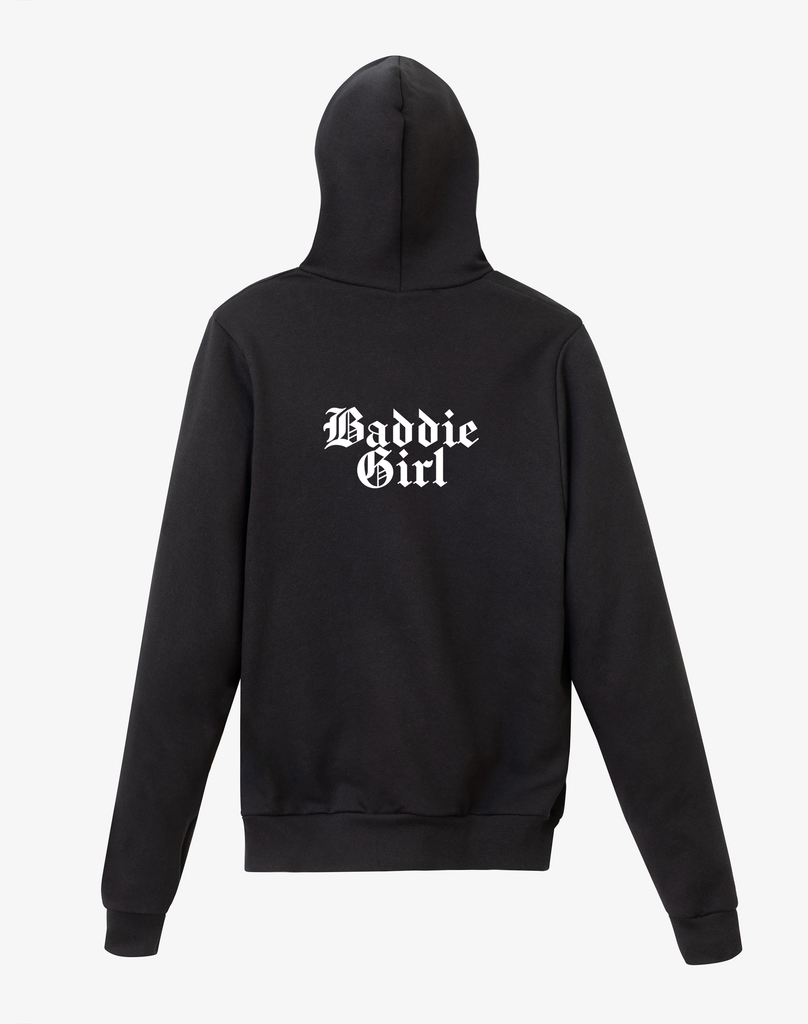 Baddie Girl Flex Fleece Zip Up Hoodie